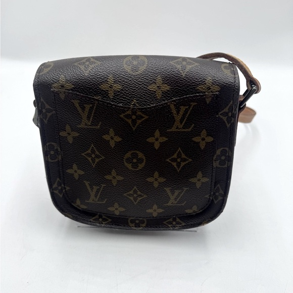 Auth Louis Vuitton Brown Monogram LV Saint Cloud Crossbody Bag PM Vintage - Picture 6 of 16